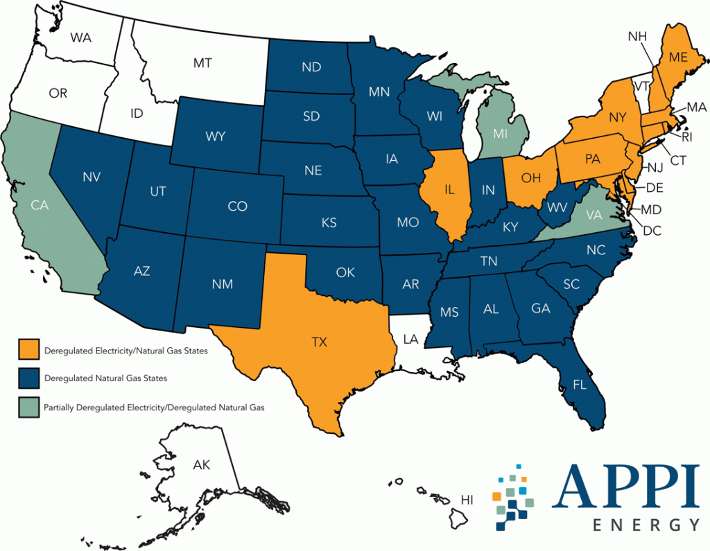 Where APPI Energy Works - US Map